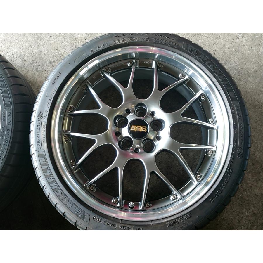 BBS 【新春特価】BBS RS-GT(RS988A)☆ミシュラン PS4S 225/40R18☆30