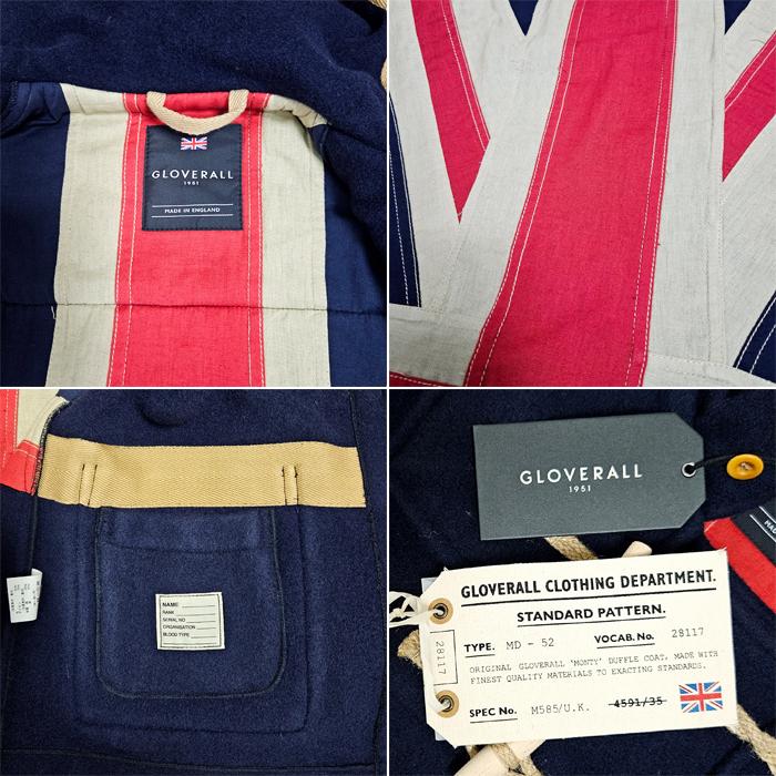Gloverall（グローバーオール） ダッフルコート ユニオンジャック
