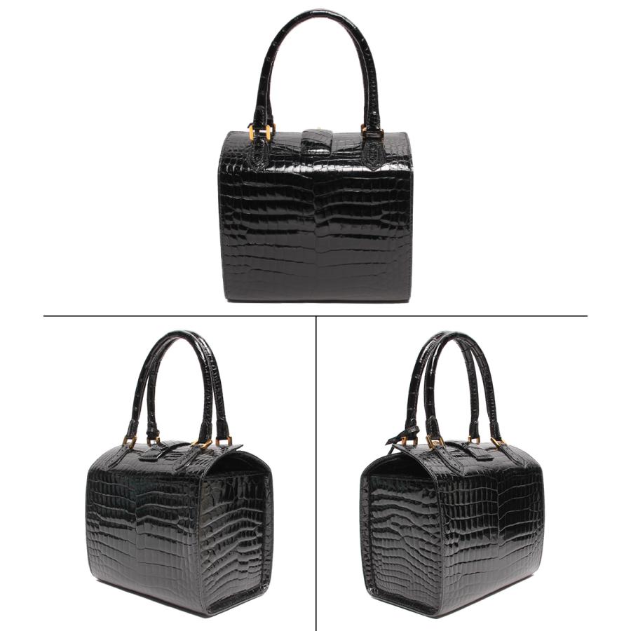 モラビト レザーハンドバッグ ボックスタイプ オルセー PM