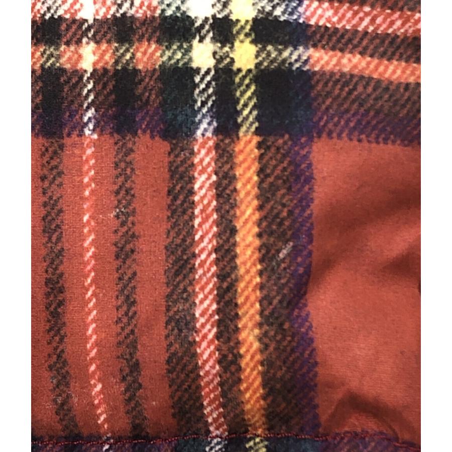 モンクレールガムブルー ダウンジャケット チェック柄 メンズ SIZE 4