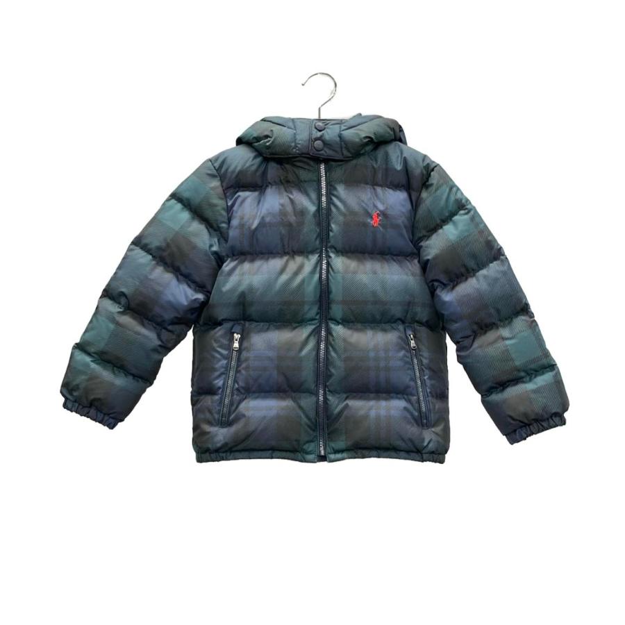 ポロ ラルフローレン ダウンジャケット チェック柄 キッズ SIZE 6 (110