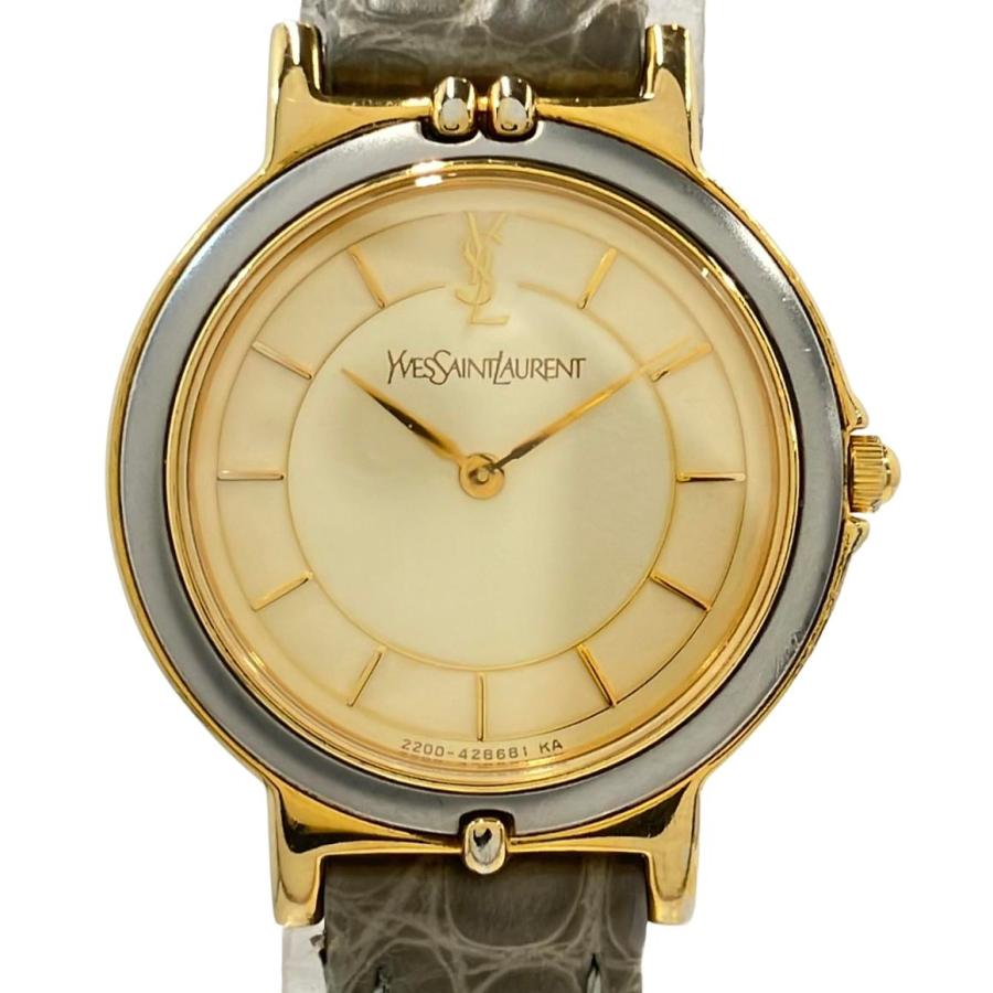 イヴ・サンローラン 腕時計 クオーツ ゴールド 2200-228481 レディース