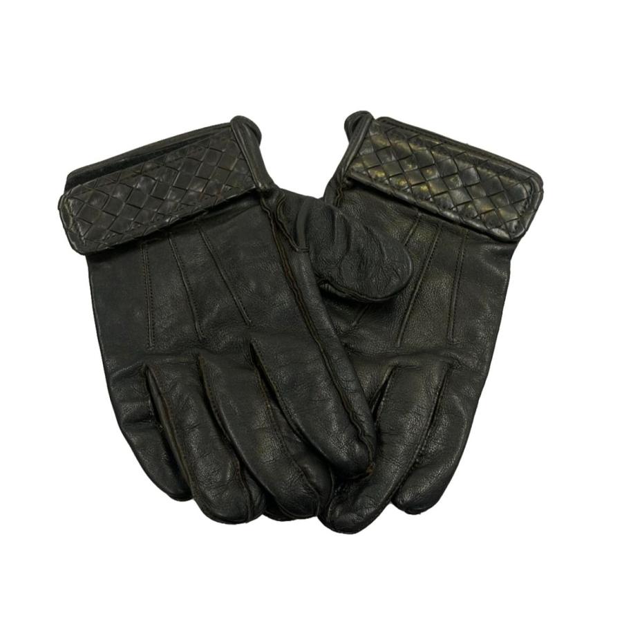 ボッテガヴェネタ レザーグローブ 手袋 メンズ (85) BOTTEGAVENETA