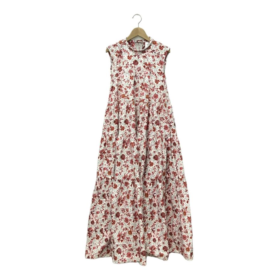 美品 パトゥ ノースリーブワンピース 花柄 レディース SIZE 36 (XS