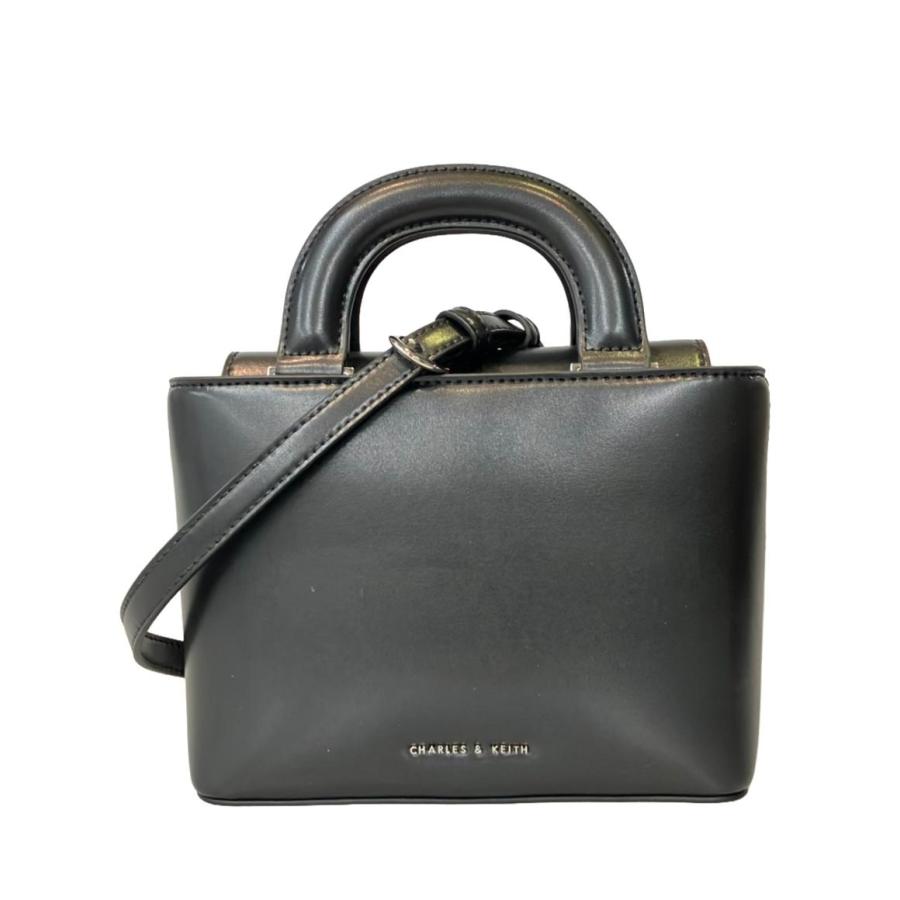 チャールズ＆キース 2wayショルダーバッグ ハンドバッグ スパンコール