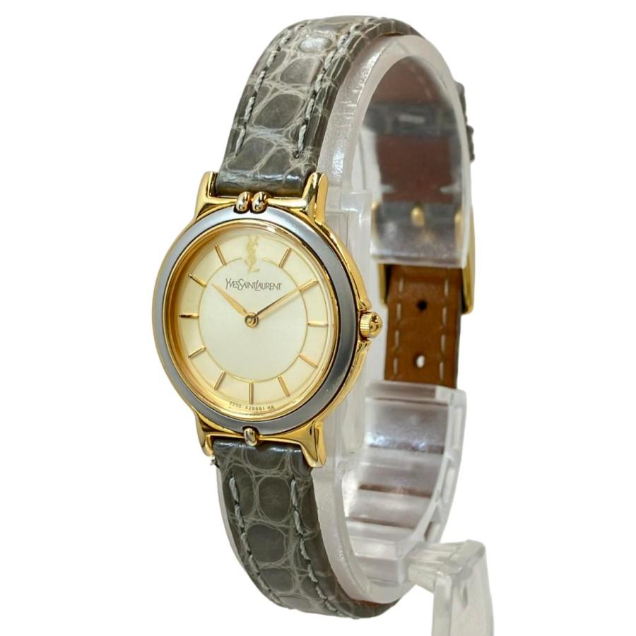 イヴ・サンローラン 腕時計 クオーツ ゴールド 2200-228481 レディース