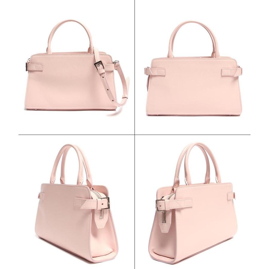 フォクシー 2way レザー ハンドバッグ ショルダーバッグ ミンクファー