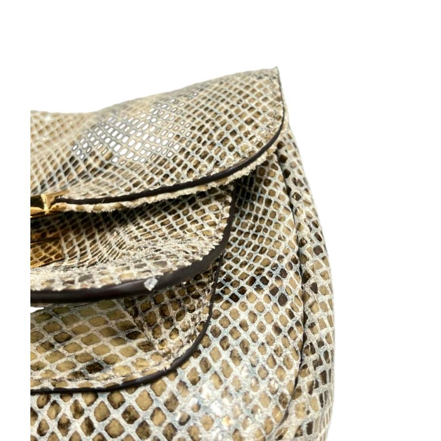 マイケルコース ショルダーバッグ 肩掛け パイソン ヘビ柄 レディース