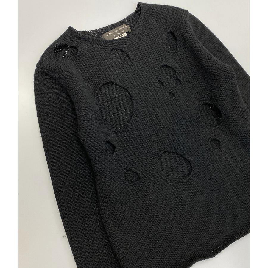 コムデギャルソンオムプリュス ニット 穴あき 14AW PN-N025 メンズ