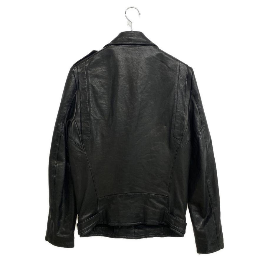 BALMAIN（バルマン） ライダースジャケット ラムレザー BLK メンズ