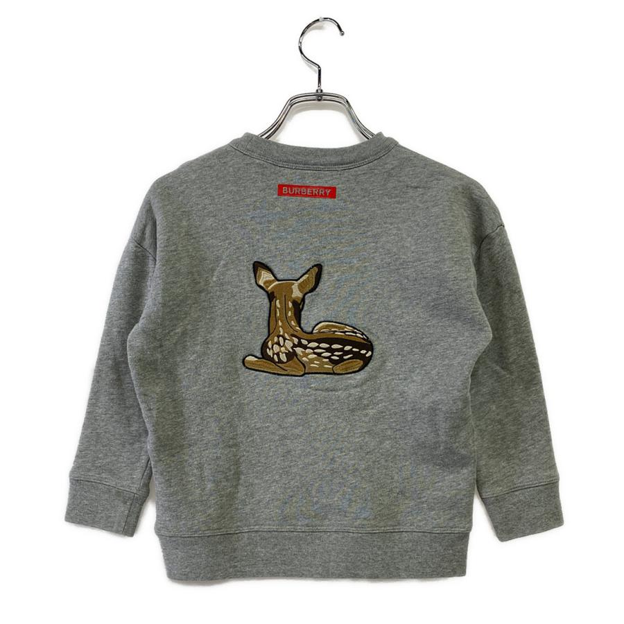 バーバリー スウェットシャツ グレー 鹿 キッズ SIZE 6Y 116cm