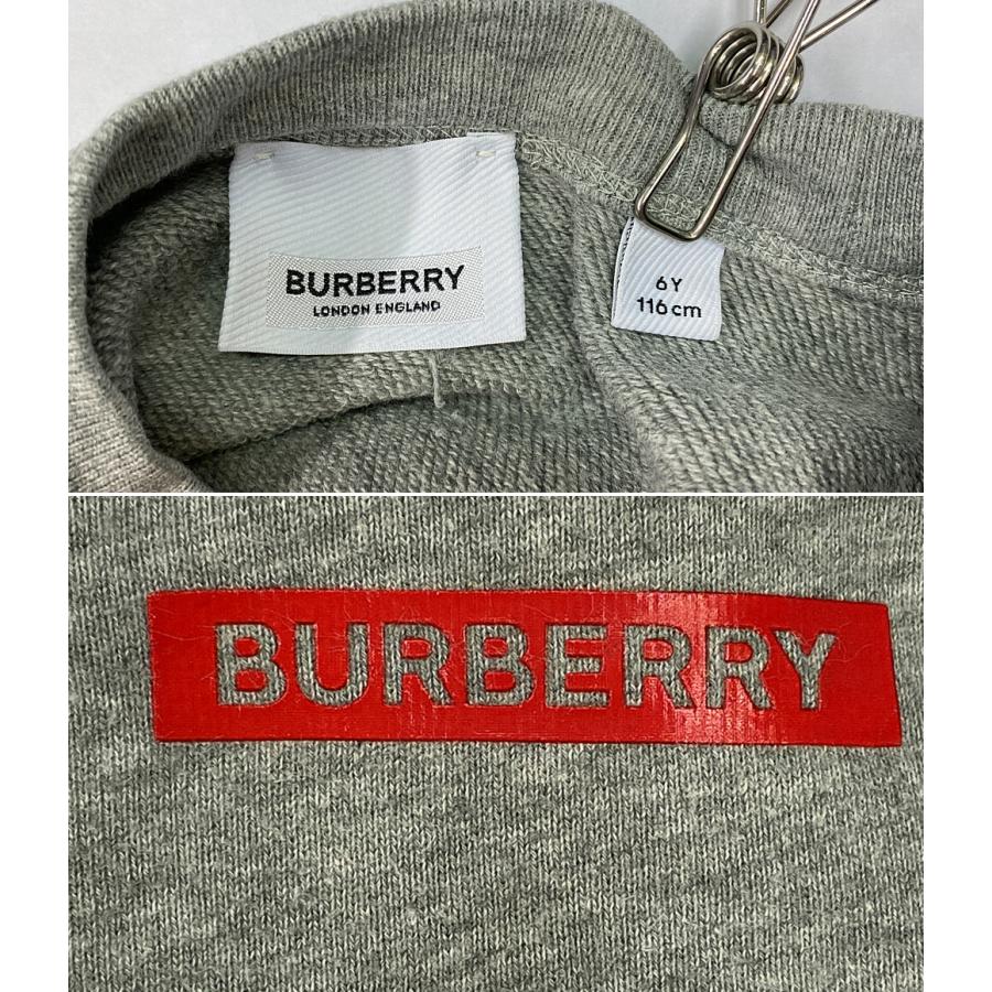 バーバリー スウェットシャツ グレー 鹿 キッズ SIZE 6Y 116cm
