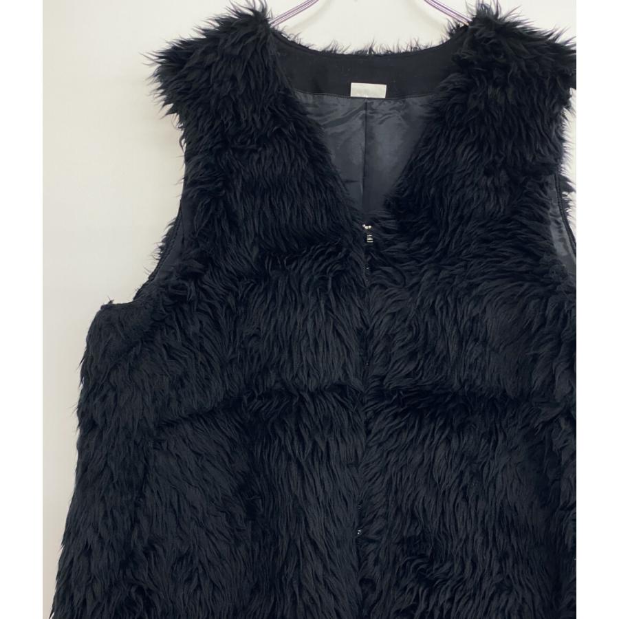 コムデギャルソン オムドゥ フェイクファー ベスト アクリルシャギー