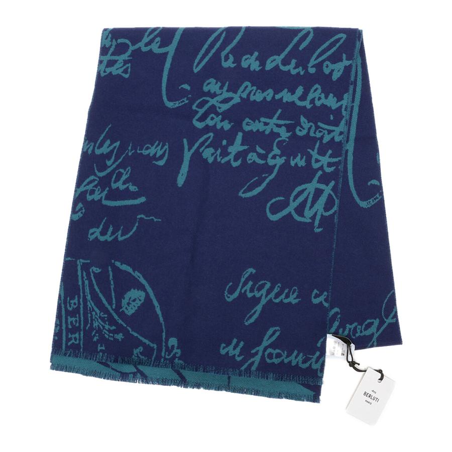 美品 ベルルッティ マフラー カリグラフィ メンズ SIZE - Berluti 中古