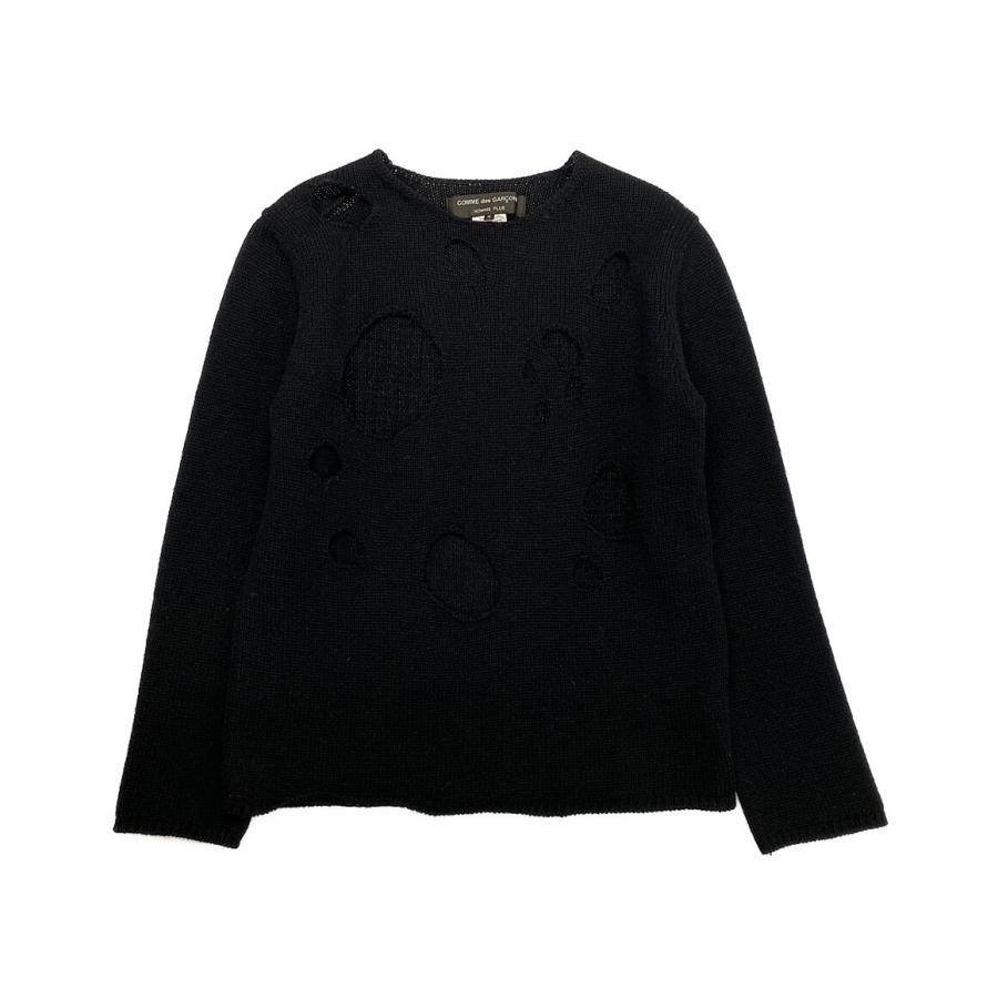 コムデギャルソンオムプリュス ニット 穴あき 14AW PN-N025 メンズ