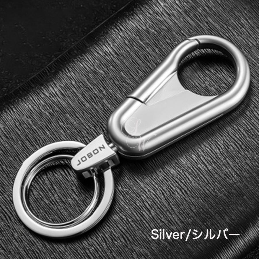 JOBON公式 キーホルダー キーリング メンズ 家 車 鍵 カギ スマート