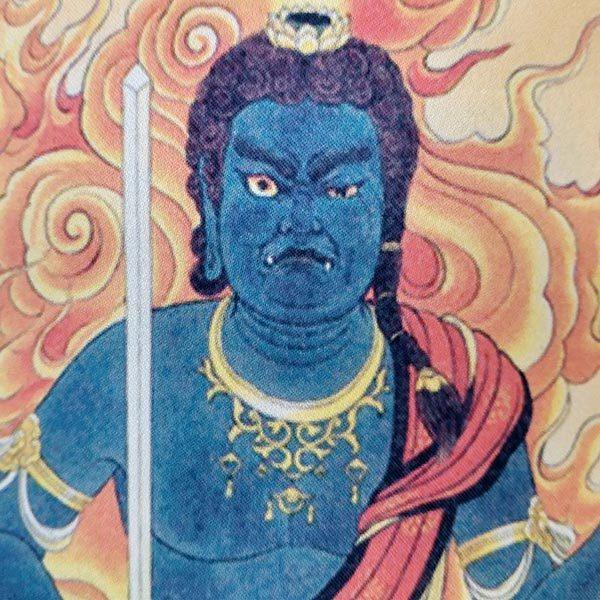 掛け軸 不動明王 仏画 酉年 守り本尊 インテリア 仏教 アジアン 雑貨