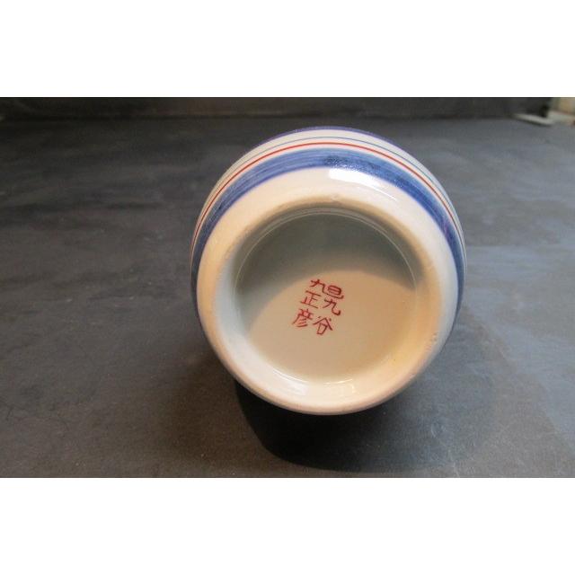 人間国宝徳田正彦九谷焼旭窯線文酒器徳利2本及びぐい飲み5個セット