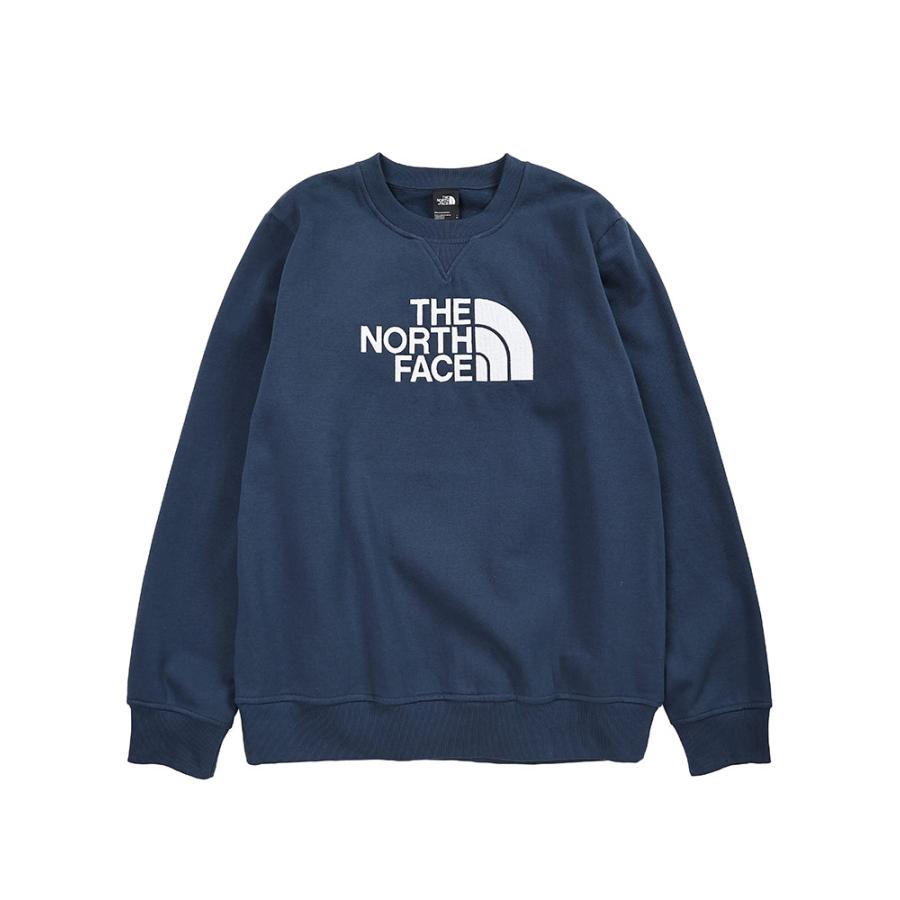 THE NORTH FACE（ザ ノースフェイス） 裏起毛 ロゴ刺繍 クルーネック
