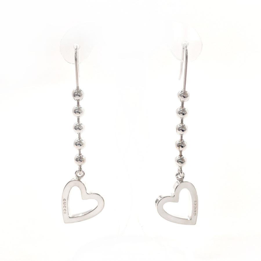 GUCCI（グッチ） ピアス ハート ボールチェーン シルバー925
