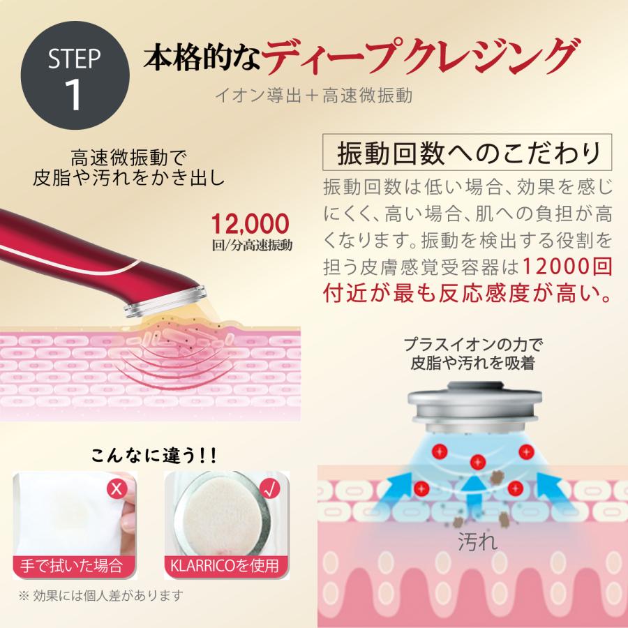 テレビサイト掲載商品】KLARRICO EMS美顔器 ボーテ・マルティ リフト