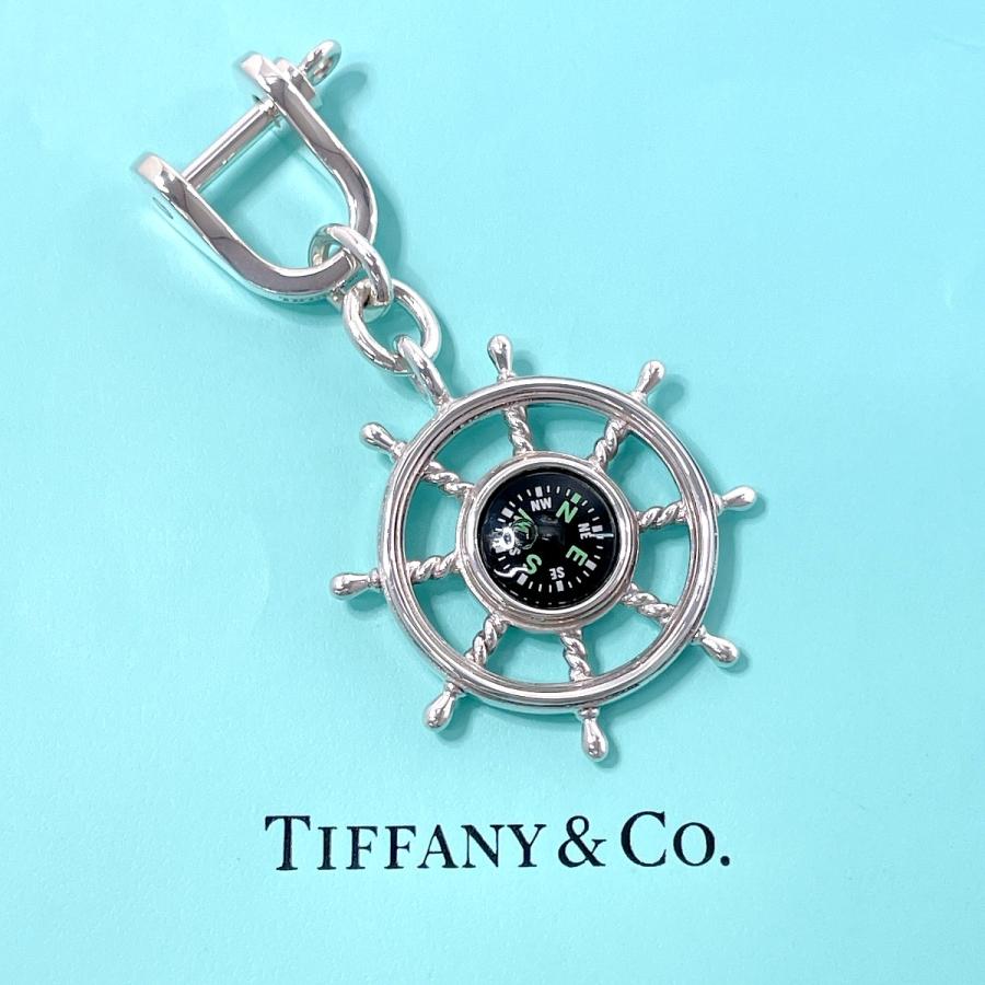 TIFFANY&Co.（ティファニー） キーホルダー チャーム コンパス 方位