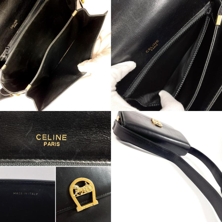 CELINE（セリーヌ） ショルダーバッグ 馬車金具 オールドセリーヌ
