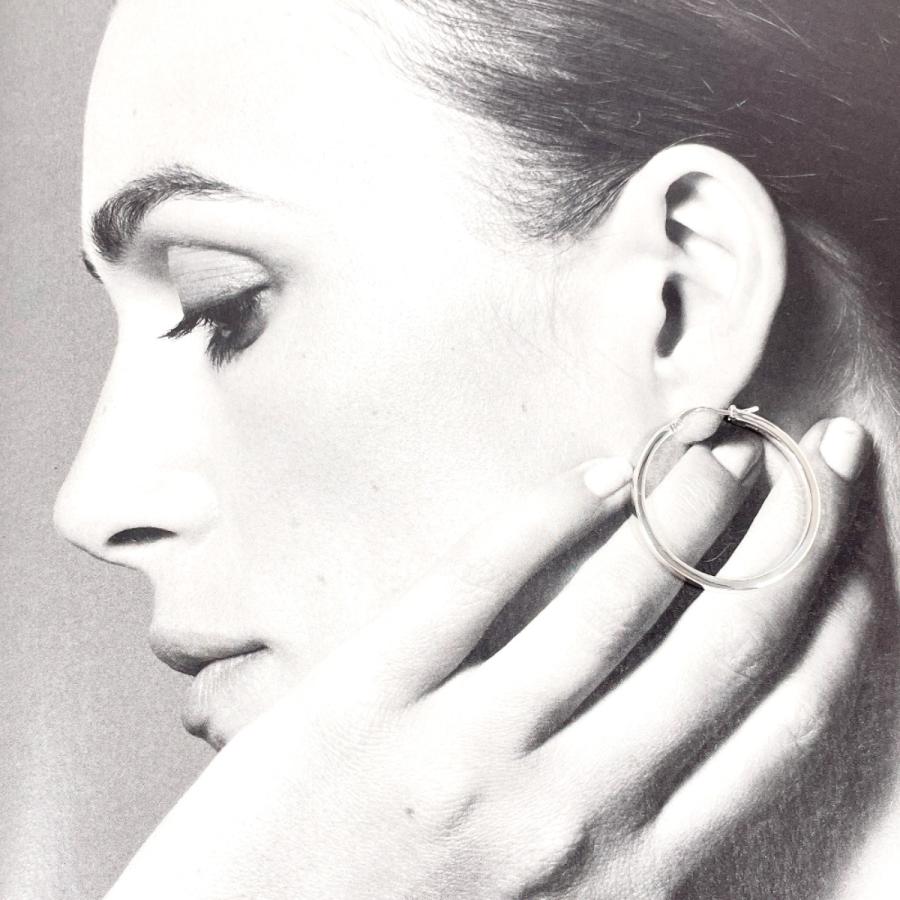 CELINE（セリーヌ） ピアス フープ シンプル シルバー925 ジュエリー