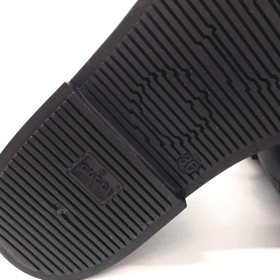 GUCCI（グッチ） レインブーツ GG ロングブーツ 雨靴 ラバー ブラック