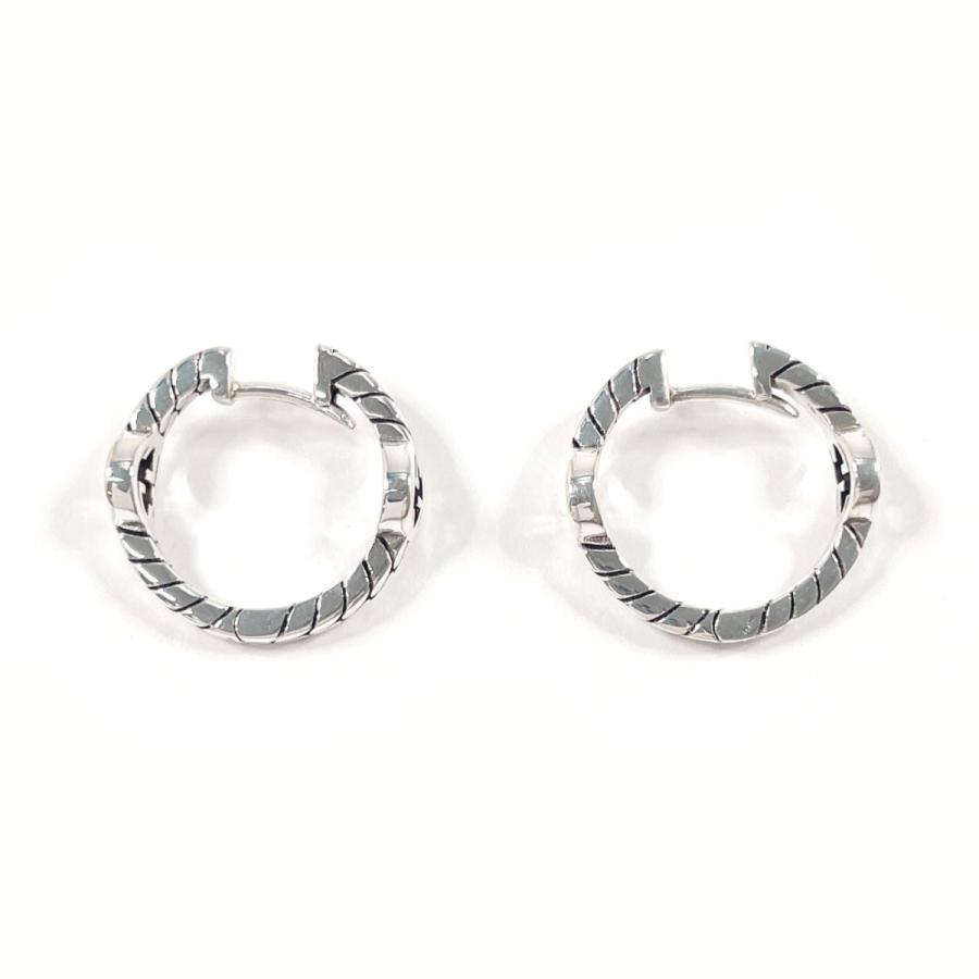 GUCCI（グッチ） ピアス インターロッキングG フープピアス シルバー