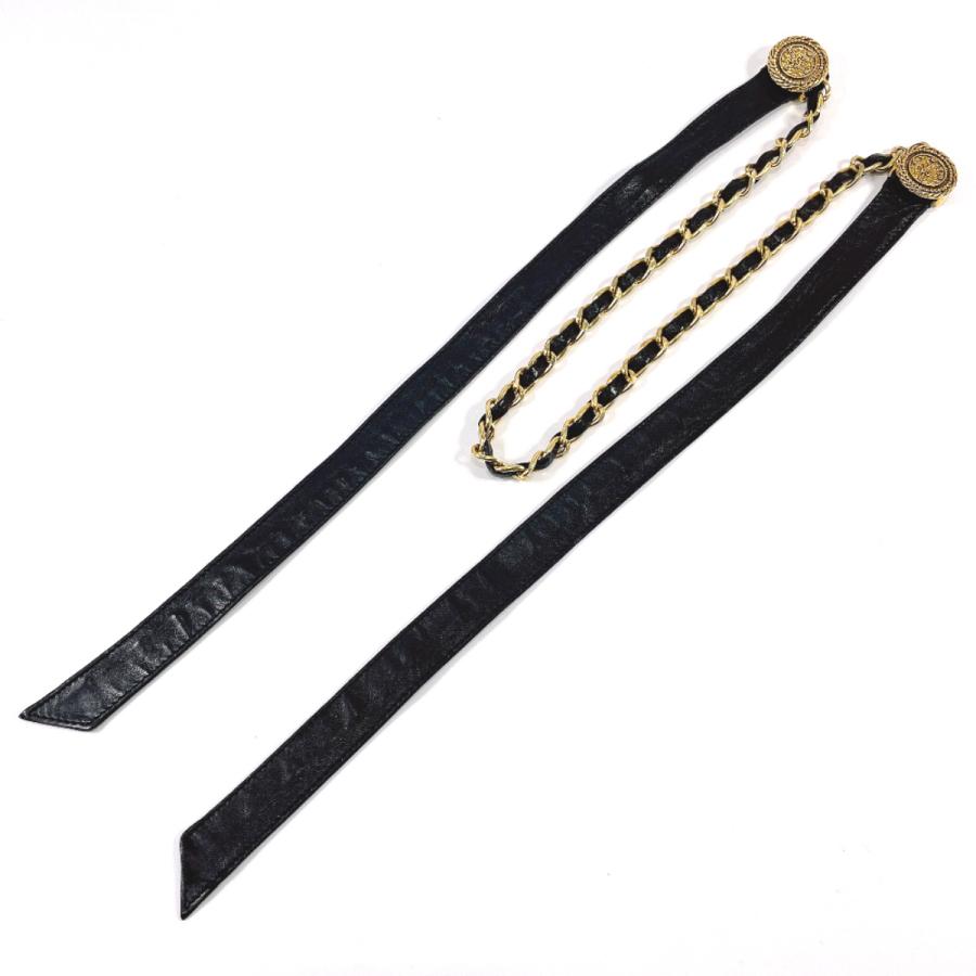 CHANEL（シャネル） ベルト チェーンベルト ココマーク リボン レザー