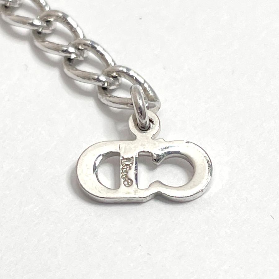 ディオール Dior ブレスレット バングル ロゴチャーム メタル