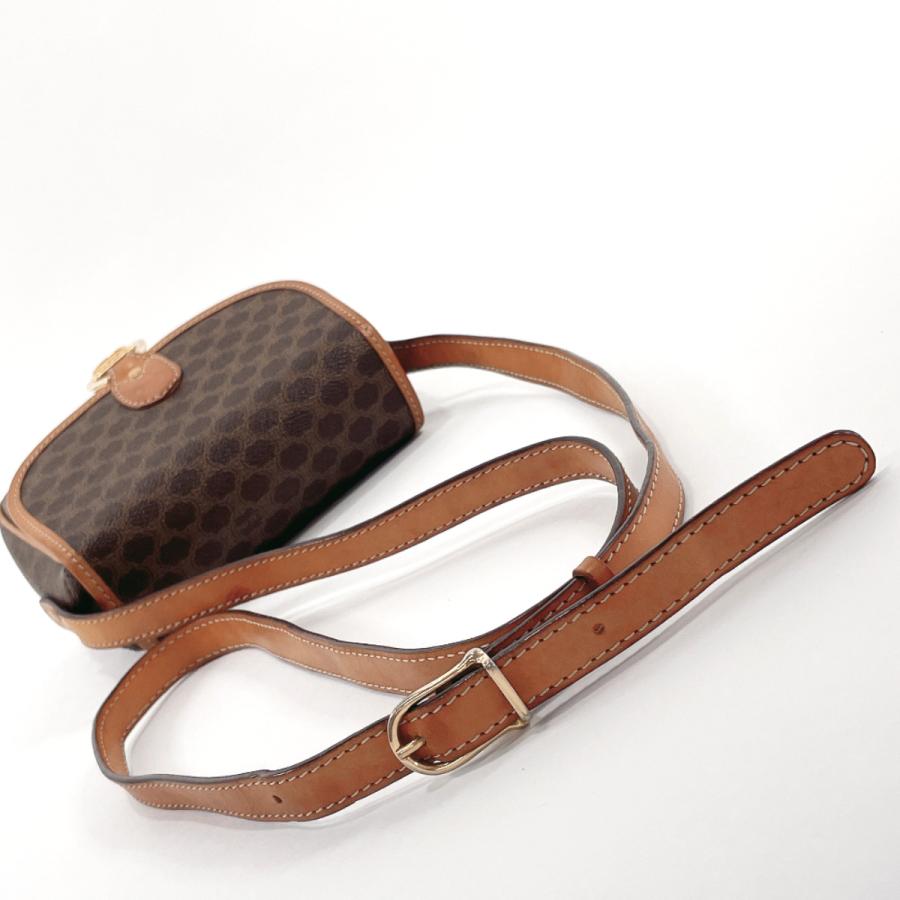 CELINE（セリーヌ） ショルダーバッグ マカダム PVC ブラウン