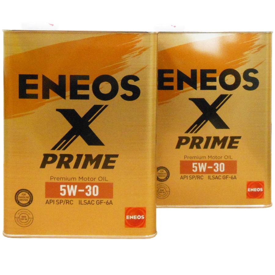 2缶セット】 ENEOS X PRIME (エックスプライム) エンジンオイル 5W-30