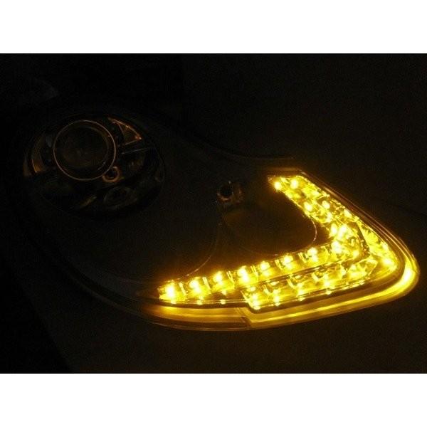 ポルシェ 986 996 前期 911 LEDデイライトヘッドライト クローム