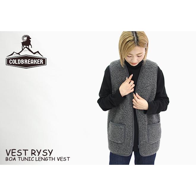 COLD BREAKER（コールドブレーカー） 30%OFF ボアチュニック丈ベスト