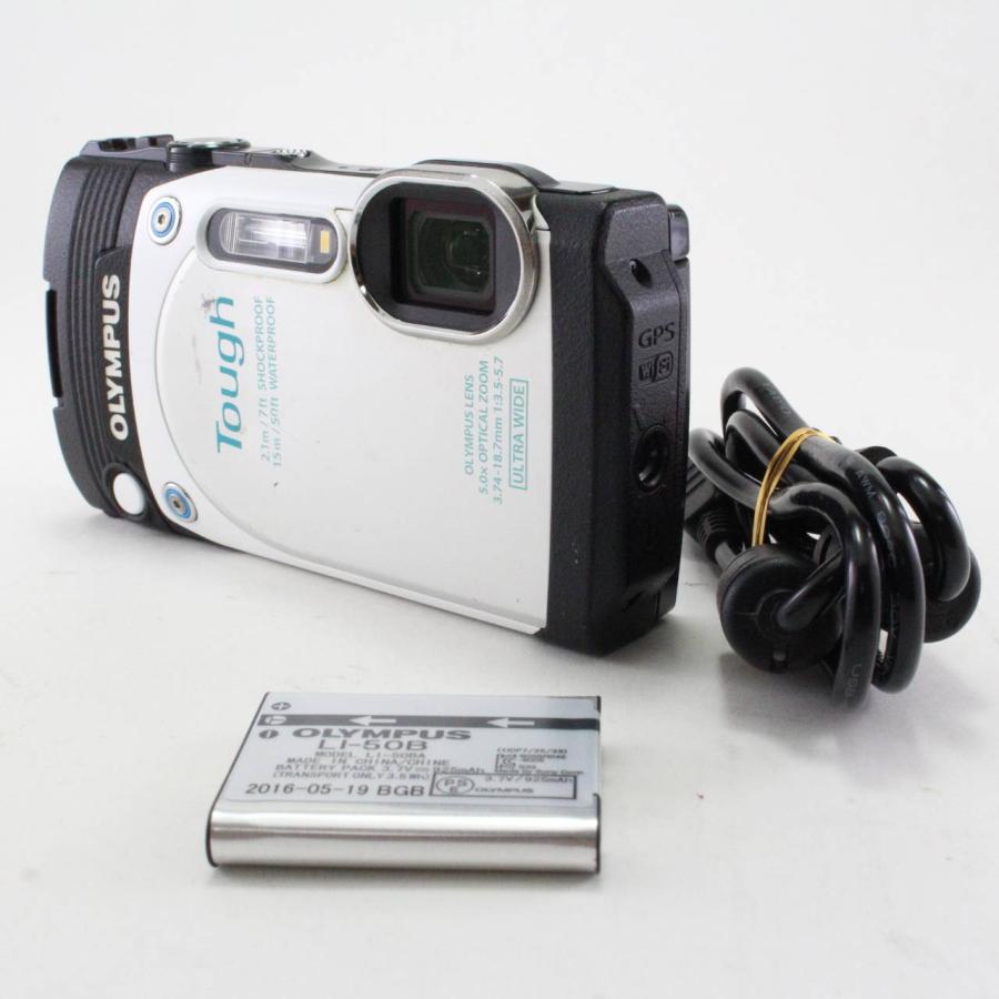 OLYMPUS コンパクトデジタルカメラ STYLUS TG-870 Tough ホワイト 防水