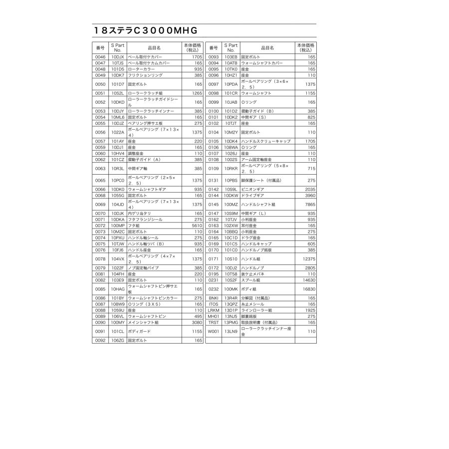 シマノ（SHIMANO） 純正スプール 18 ステラ C3000MHG スプール組