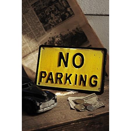 アイアン サイン おしゃれ パーキング 看板 レトロ アンティーク調