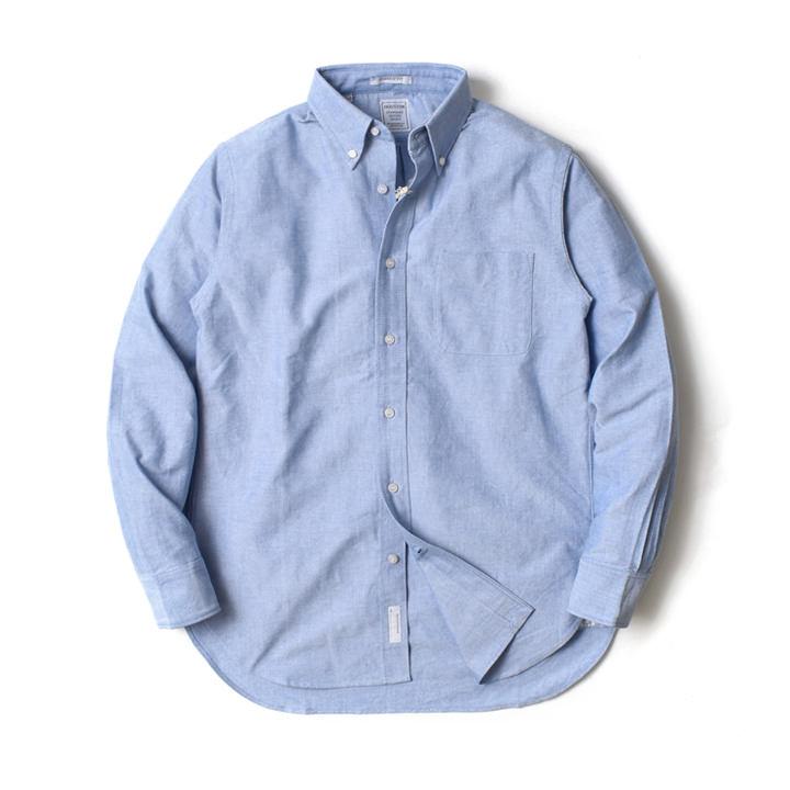 オックスフォード ボタンダウンシャツ メンズ 大きいサイズ 厚手