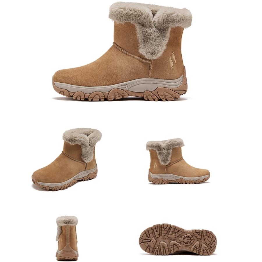 SKECHERS（スケッチャーズ） レディース ブーツ ショート 冬 軽量 幅広