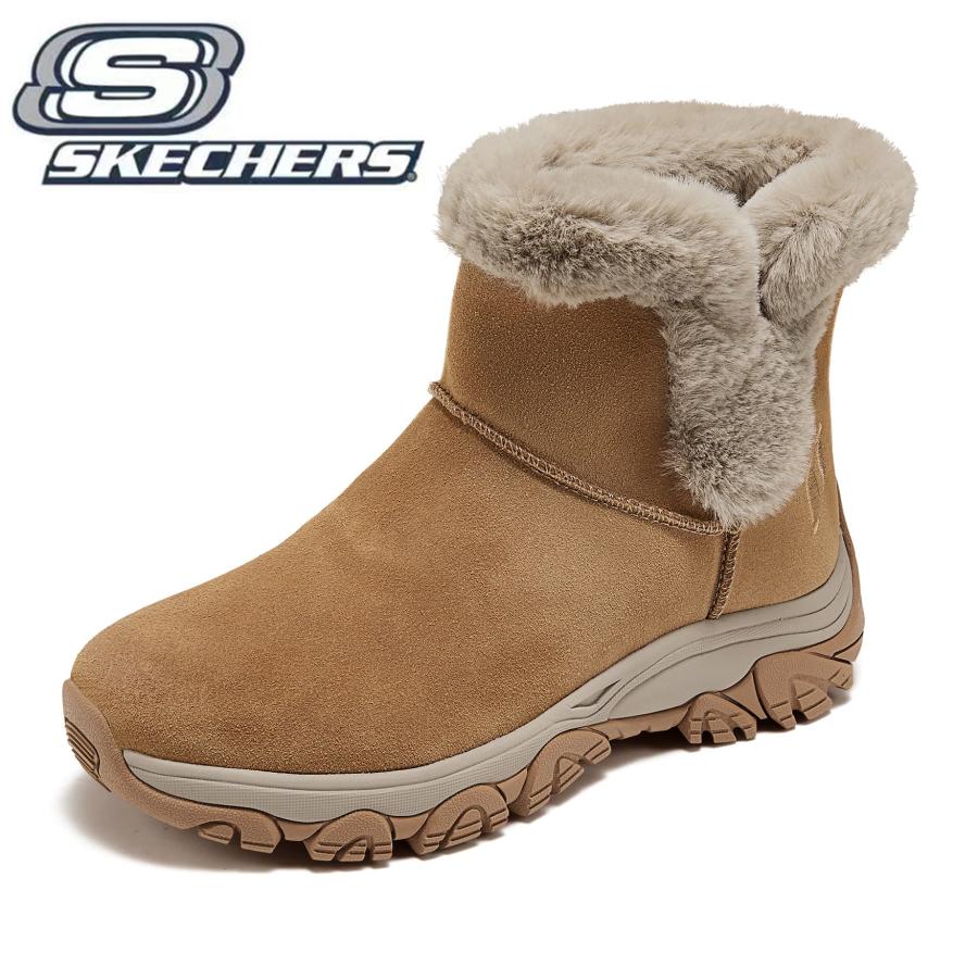 SKECHERS（スケッチャーズ） レディース ブーツ ショート 冬 軽量 幅広