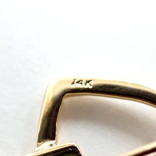 TIFFANY&Co.（ティファニー） 14K スリーハート ブローチ オープン