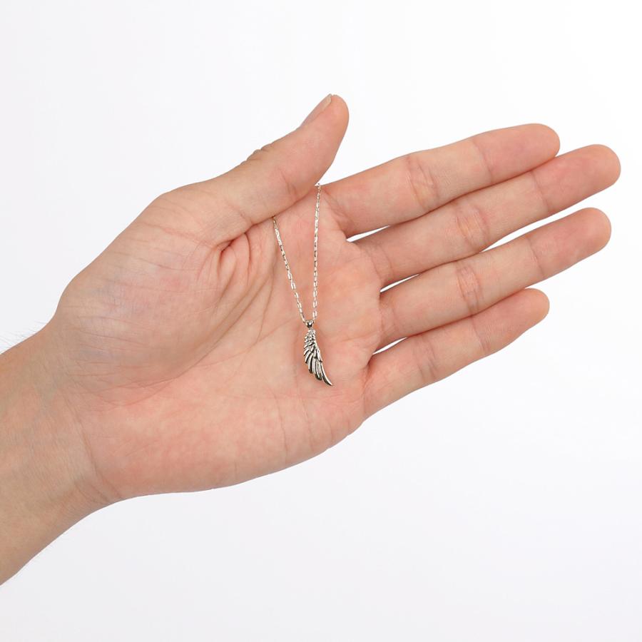 Jewelry i（ジュエリーアイ） フェザー ネックレス 羽 18金 メンズ