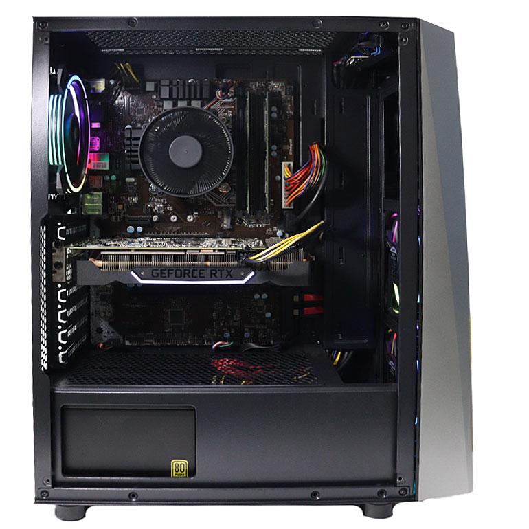 あすつくCPUグレードアップ 新品ケース 光る 高コスパ ゲーミングPC