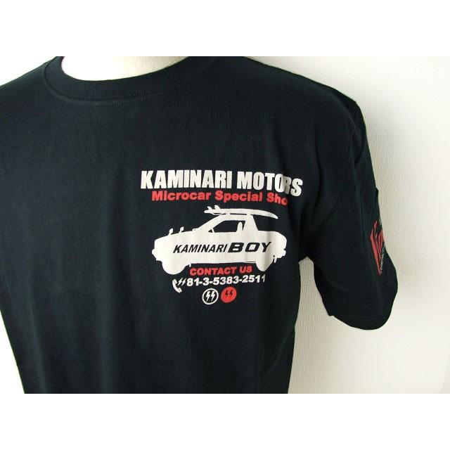 カミナリ 雷 Tシャツ KAMINARI MOTORS-Microcar Special Shop 半袖T