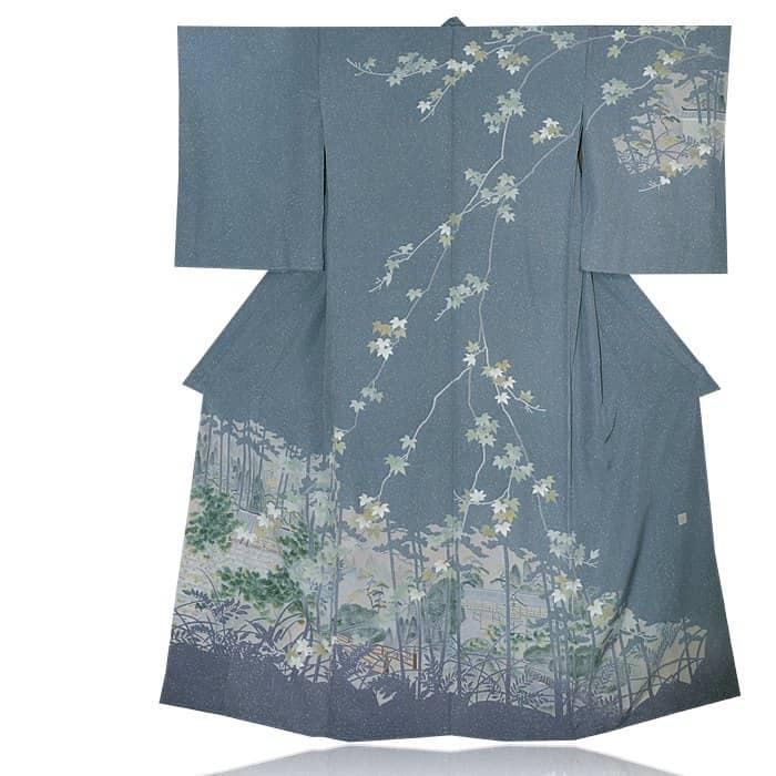 訪問着袷仕立て付き アウトレット訪問着仕立て込み 本加賀友禅着物