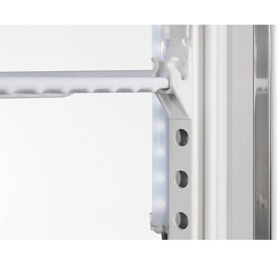 アウトレット目玉商品】 80L 白 冷蔵ショーケース 4面ガラス冷蔵ショー