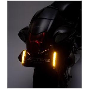 ACTIVE アクティブ LEDウィンカーライセンスホルダー 汎用品 スモーク