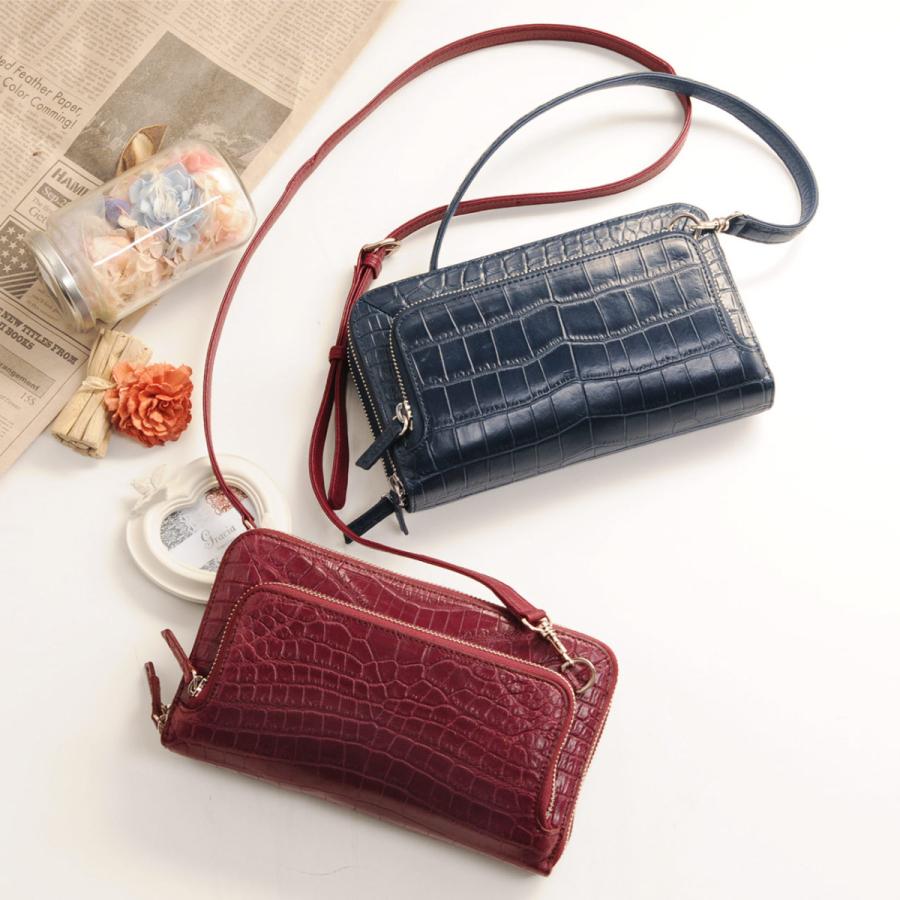 sankyo shokai（三京商会） ＜爆買＞クロコダイル ミニ ショルダー